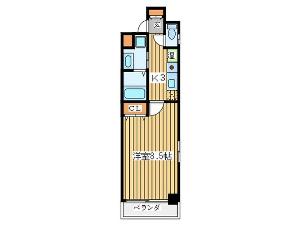 オーシャン難波南の物件間取画像